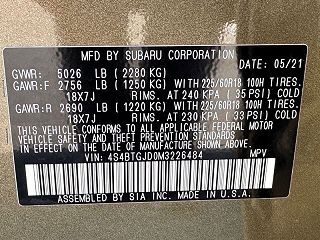 2021 Subaru Outback Onyx Edition 4S4BTGJD0M3226484 in Midlothian, VA 37