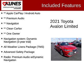 2021 Toyota Avalon Limited Edition 4T1NB1BBXMU001445 in Sycamore, IL 2