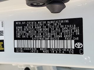 2021 Toyota Corolla LE 5YFEPMAE4MP185233 in Dayton, NJ 23