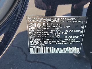 2021 Volkswagen Atlas SEL 1V2BR2CA0MC514304 in Ramsey, NJ 27