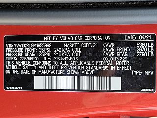 2021 Volvo XC60 T5 Inscription YV4102RL9M1855998 in East Petersburg, PA 30