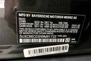 2022 BMW X5 xDrive40i 5UXCR6C03N9M91733 in Spokane, WA 20
