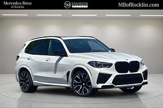 2022 BMW X5 M  White VIN: 5YMJU0C02N9M53602
