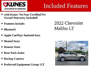 2022 Chevrolet Malibu LT 1G1ZD5ST1NF181638 in Morrison, IL 3