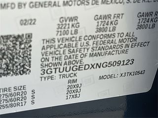 2022 GMC Sierra 1500 Denali 3GTUUGEDXNG509123 in Arundel, ME 34