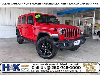 2022 Jeep Wrangler Sahara 1C4HJXEG5NW250577 in New Haven, IN