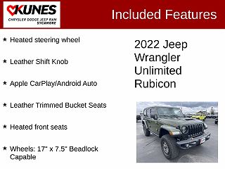 2022 Jeep Wrangler Rubicon 1C4JJXSJ1NW215780 in Sycamore, IL 3