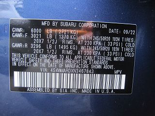2022 Subaru Ascent Touring 4S4WMARDXN3467843 in Belmont, MA 21
