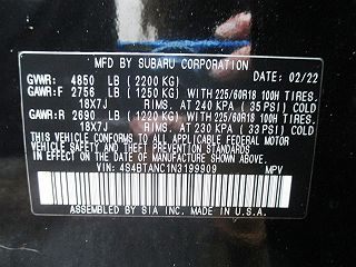 2022 Subaru Outback Limited 4S4BTANC1N3199909 in Auburn, MA 45