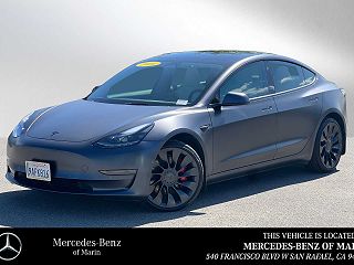 2022 Tesla Model 3 Performance VIN: 5YJ3E1EC7NF198334