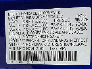 2023 Acura RDX Advance 5J8TC2H85PL022886 in Lancaster, PA 30