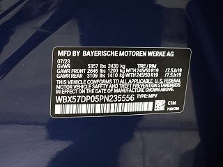 2023 BMW X3 xDrive30i WBX57DP05PN235556 in Schaumburg, IL 38