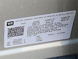 2023 Chevrolet Equinox LT 3GNAXKEG3PS175709 in Mooresville, NC 27