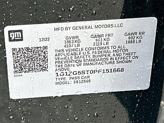 2023 Chevrolet Malibu RS 1G1ZG5ST0PF151668 in Sumter, SC 36