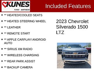 2023 Chevrolet Silverado 1500 LTZ 2GCUDGEDXP1107825 in Antioch, IL 2