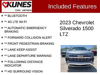 2023 Chevrolet Silverado 1500 LTZ 2GCUDGEDXP1107825 in Antioch, IL 3