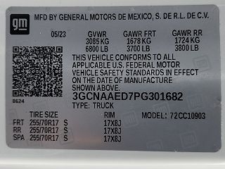 2023 Chevrolet Silverado 1500 Work Truck 3GCNAAED7PG301682 in Terryville, CT 23