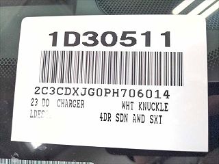 2023 Dodge Charger SXT 2C3CDXJG0PH706014 in West Valley City, UT 17