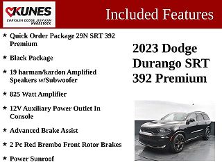 2023 Dodge Durango SRT 1C4SDJGJ6PC694414 in Woodstock, IL 3