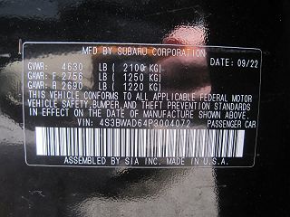 2023 Subaru Legacy Premium 4S3BWAD64P3004072 in Belmont, MA 18