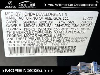 2024 Acura MDX Base 5J8YE1H08RL004874 in Merrillville, IN 19