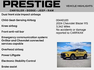 2024 Chevrolet Blazer RS 3GNKBERS6RS157775 in Las Vegas, NV 8