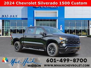 2024 Chevrolet Silverado 1500 Custom 3GCPABEK0RG230826 in Madison, MS 1
