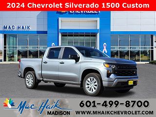 2024 Chevrolet Silverado 1500 Custom 3GCPABEK7RG101563 in Madison, MS 1