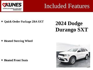 2024 Dodge Durango SXT 1C4RDJAGXRC182900 in Woodstock, IL 3