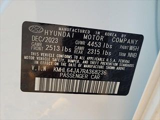 2024 Hyundai Sonata SEL KMHL64JA7RA368236 in Roswell, GA 7