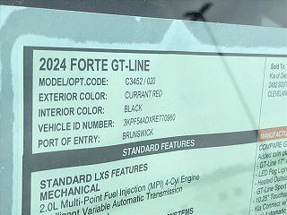 2024 Kia Forte GT-Line 3KPF54ADXRE770960 in Cleveland, TN 13