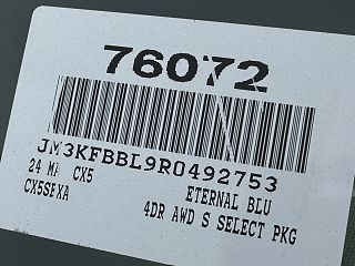 2024 Mazda CX-5 S VIN: JM3KFBBL9R0492753