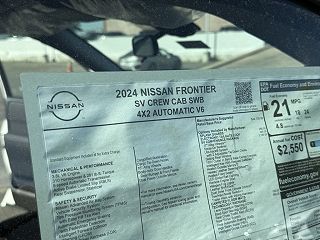 2024 Nissan Frontier SV 1N6ED1EJ3RN647359 in Alexandria, VA 27