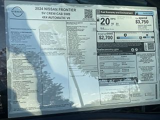 2024 Nissan Frontier SV 1N6ED1EK6RN604613 in Flagstaff, AZ 16
