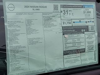 2024 Nissan Rogue SL 5N1BT3CB3RC719989 in Harrisburg, PA 7