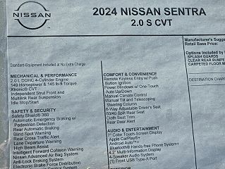 2024 Nissan Sentra S 3N1AB8BV2RY324188 in Chattanooga, TN 6