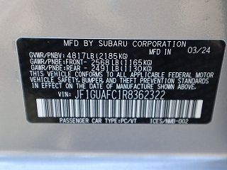 2024 Subaru Impreza Sport JF1GUAFC1R8362322 in Charlotte, NC 43