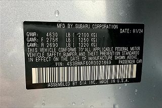 2024 Subaru Legacy Premium 4S3BWAF60R3021869 in Indianapolis, IN 12