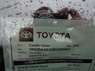 2024 Toyota Corolla Cross XLE 7MUDAABG1RV090953 in Johnstown, PA 19
