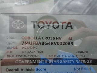 2024 Toyota Corolla Cross SE 7MUFBABG4RV032065 in Johnstown, PA 19