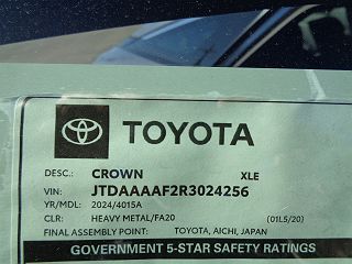 2024 Toyota Crown XLE JTDAAAAF2R3024256 in Johnstown, PA 16