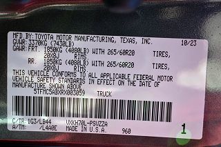 2024 Toyota Tundra 1794 Edition 5TFMC5ABXRX003059 in Panama City, FL 14