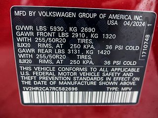 2024 Volkswagen Atlas SE 1V2HR2CA7RC582696 in Joliet, IL 24