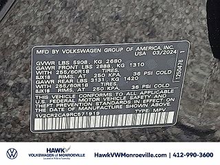 2024 Volkswagen Atlas Peak Edition SE 1V2CR2CA9RC571919 in Pittsburgh, PA 9